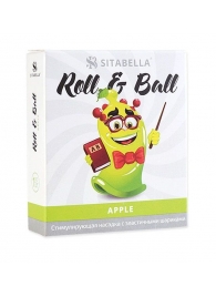 Стимулирующий презерватив-насадка Roll   Ball Apple - Sitabella - купить с доставкой в Якутске