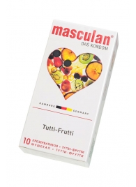 Жёлтые презервативы Masculan Ultra Tutti-Frutti с фруктовым ароматом - 10 шт. - Masculan - купить с доставкой в Якутске