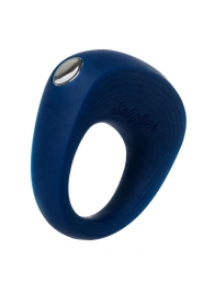 Синее эрекционное кольцо на пенис Satisfyer Ring 2 - Satisfyer - в Якутске купить с доставкой
