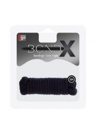 Чёрная веревка для связывания BONDX LOVE ROPE - 5 м. - Dream Toys - купить с доставкой в Якутске