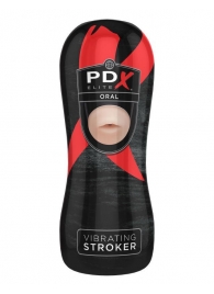 Мастурбатор-ротик Vibrating Oral Stroker - Pipedream - в Якутске купить с доставкой