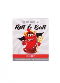 Стимулирующий презерватив-насадка Roll   Ball Cherry - Sitabella - купить с доставкой в Якутске