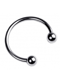 Серебристая подкова на головку пениса - ToyFa - купить с доставкой в Якутске