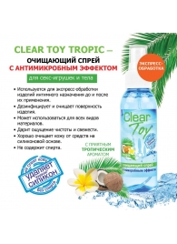 Очищающий спрей для игрушек CLEAR TOY Tropic - 100 мл. - Биоритм - купить с доставкой в Якутске