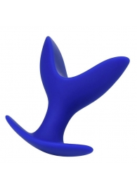 Синяя силиконовая расширяющая анальная втулка Bloom - 9 см. - ToyFa в Якутске Синяя силиконовая расширяющая анальная втулка Bloom - 9 см. - ToyFa