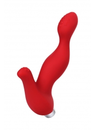 Красный силиконовый вибростимулятор простаты Proman - 12,5 см. - ToyFa - в Якутске купить с доставкой