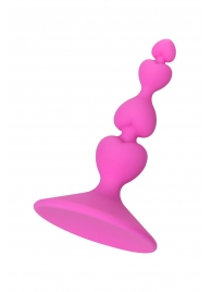 Розовая силиконовая анальная пробка Loverty - 8 см. - ToyFa в Якутске Розовая силиконовая анальная пробка Loverty - 8 см. - ToyFa