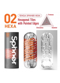 Мастурбатор SPINNER Hexa - Tenga - в Якутске купить с доставкой