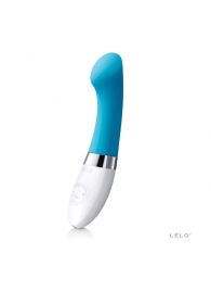 Голубой вибромассажёр Gigi 2 Turquoise Blue - Lelo