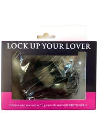 Черные меховые наручники Love с ключиками - Baile - купить с доставкой в Якутске