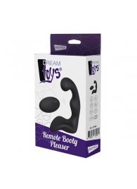 Черный вибромассажер простаты REMOTE BOOTY PLEASER - Dream Toys - в Якутске купить с доставкой