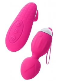 Розовые виброшарики TELLA с пультом-стимулятором - ToyFa в Якутске Розовые виброшарики TELLA с пультом-стимулятором - ToyFa