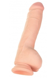Телесный реалистичный вибратор-ротатор Ulric - 24 см. - ToyFa купить в Якутске с доставкой в Orgasmix.ru Телесный реалистичный вибратор-ротатор Ulric - 24 см. - ToyFa