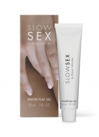 Гель для мастурбации с ароматом кокоса Slow Sex Finger Play Gel - 30 мл. - Bijoux Indiscrets - купить с доставкой в Якутске