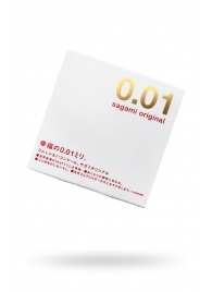 Супертонкий презерватив Sagami Original 0.01 - 1 шт. - Sagami - купить с доставкой в Якутске