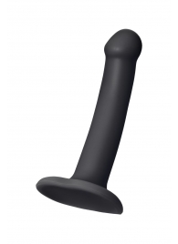 Черный фаллос на присоске Silicone Bendable Dildo S - 17 см. - Strap-on-me купить в Якутске с доставкой в Orgasmix.ru Черный фаллос на присоске Silicone Bendable Dildo S - 17 см. - Strap-on-me - купить с доставкой в Якутске