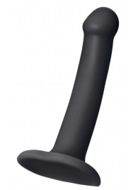 Черный фаллос на присоске Silicone Bendable Dildo S - 17 см. - Strap-on-me купить в Якутске с доставкой в Orgasmix.ru Черный фаллос на присоске Silicone Bendable Dildo S - 17 см. - Strap-on-me - купить с доставкой в Якутске