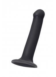 Черный фаллос на присоске Silicone Bendable Dildo M - 18 см. - Strap-on-me купить в Якутске с доставкой в Orgasmix.ru Черный фаллос на присоске Silicone Bendable Dildo M - 18 см. - Strap-on-me - купить с доставкой в Якутске