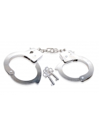 Металлические наручники Beginner s Metal Cuffs - Pipedream - купить с доставкой в Якутске
