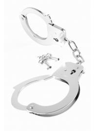 Металлические серебристые наручники Designer Metal Handcuffs - Pipedream - купить с доставкой в Якутске