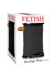 Черная веревка для связывания Bondage Rope - 60,9 м. - Pipedream - купить с доставкой в Якутске