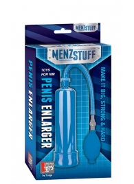 Синяя вакуумная помпа MENZSTUFF PENIS ENLARGER - Dream Toys - в Якутске купить с доставкой