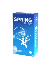 Ультратонкие презервативы SPRING SKY LIGHT - 12 шт. - SPRING - купить с доставкой в Якутске