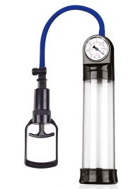 Прозрачная вакуумная помпа Sex Expert с манометром - Sex Expert - в Якутске купить с доставкой