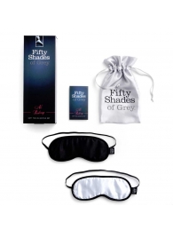 Набор из двух масок на глаза Soft Blindfold Twin Pack - Fifty Shades of Grey - купить с доставкой в Якутске