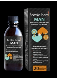 Мужской биогенный концентрат для усиления эрекции Erotic hard Man - 250 мл. - Erotic Hard - купить с доставкой в Якутске