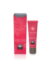 Возбуждающий интимный гель для двоих STIMULATION GEL Pomegranate   Nutmeg - 30 мл. - Shiatsu - купить с доставкой в Якутске