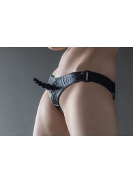 Черные трусики Better с анальной насадкой - 8 см. - Lola Games - купить с доставкой в Якутске