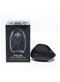 Черный инновационный мужской вибратор PULSE SOLO ESSENTIAL - Hot Octopuss - в Якутске купить с доставкой