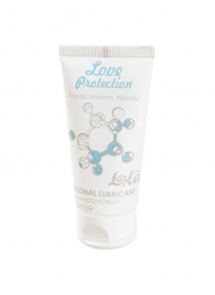Увлажняющий лубрикант на водной основе Love Protection - 50 мл. - Lola Games - купить с доставкой в Якутске