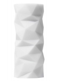 Белый 3D мастурбатор POLYGON - Tenga - в Якутске купить с доставкой