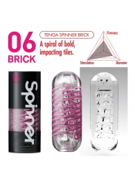 Мастурбатор SPINNER Brick - Tenga - в Якутске купить с доставкой