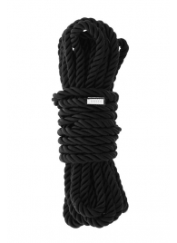 Черная веревка для шибари DELUXE BONDAGE ROPE - 5 м. - Dream Toys - купить с доставкой в Якутске