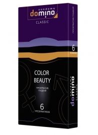 Разноцветные презервативы DOMINO Colour Beauty - 6 шт. - Domino - купить с доставкой в Якутске