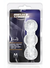 Прозрачный фигурный мастурбатор Master Stroker - Blush Novelties - в Якутске купить с доставкой