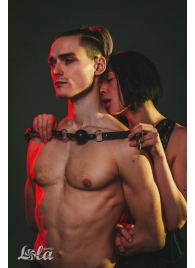 Черный кляп Love Addict на замочке - Lola Games - купить с доставкой в Якутске