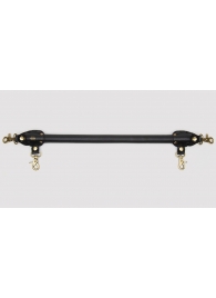 Черная распорка для ног Bound to You Faux Leather Spreader Bar - 50,8 см. - Fifty Shades of Grey - купить с доставкой в Якутске