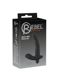 Черный вибромассажер простаты Naughty Finger Prostate Vibe - 13,8 см. - Orion - в Якутске купить с доставкой
