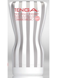 Мастурбатор TENGA Squeeze Tube Cup Soft - Tenga - в Якутске купить с доставкой