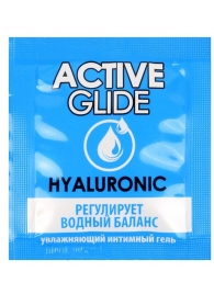 Лубрикант на водной основе Active Glide с гиалуроновой кислотой - 3 гр. - Биоритм - купить с доставкой в Якутске