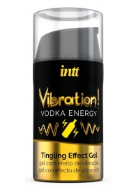 Жидкий интимный гель с эффектом вибрации Vibration! Vodka Energy - 15 мл. - INTT - купить с доставкой в Якутске