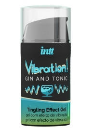 Жидкий интимный гель с эффектом вибрации Vibration! Gin   Tonic - 15 мл. - INTT - купить с доставкой в Якутске