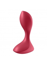 Красный вибромассажёр простаты Satisfyer Backdoor Lover - 14 см. - Satisfyer - в Якутске купить с доставкой