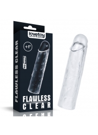 Прозрачная насадка-удлинитель Flawless Clear Penis Sleeve Add 1 - 15,5 см. - Lovetoy - в Якутске купить с доставкой
