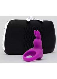 Фиолетовое эрекционное виброкольцо Happy Rabbit Cock Ring Kit - Happy Rabbit - в Якутске купить с доставкой