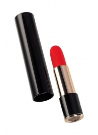 Красный мини-вибратор в виде помады Merlo - 10,5 см. - ToyFa в Якутске Красный мини-вибратор в виде помады Merlo - 10,5 см. - ToyFa